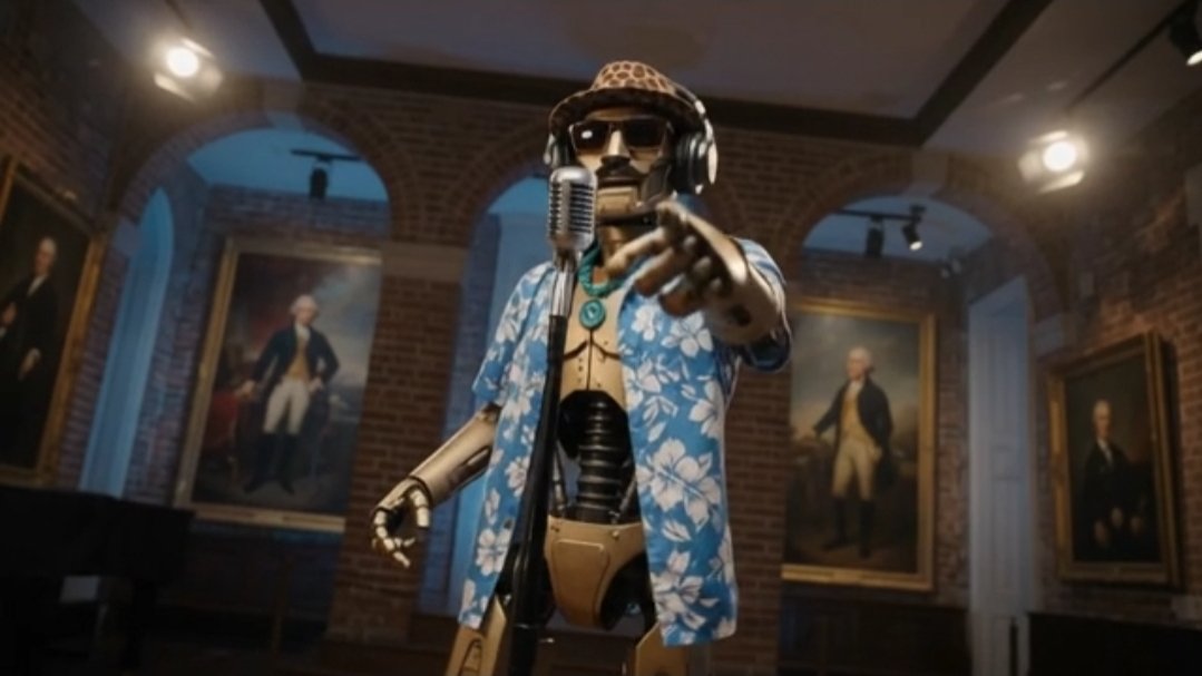ShockBot on the mic